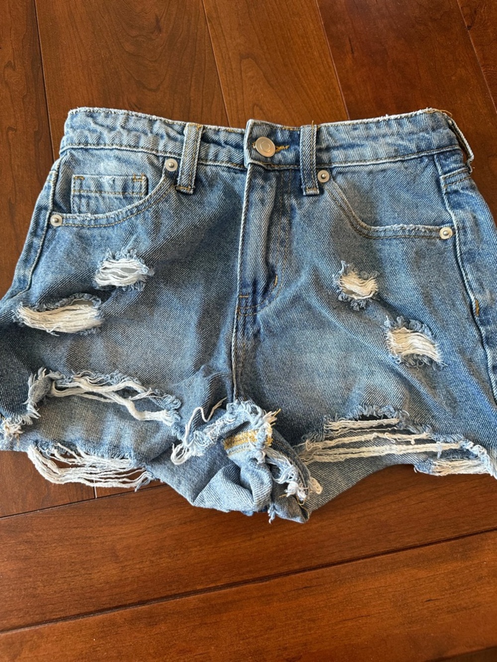 Denim shorts